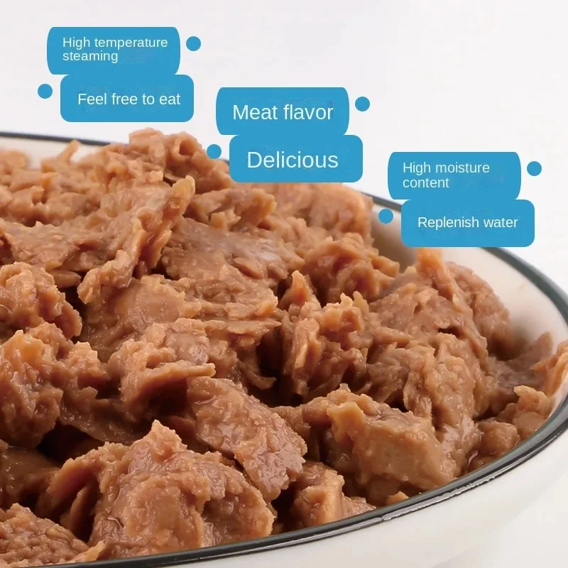 Canned dogs Teddy golden hair wet food pet snacks dog snacks a lot of meat dogs mixed with dog food rice