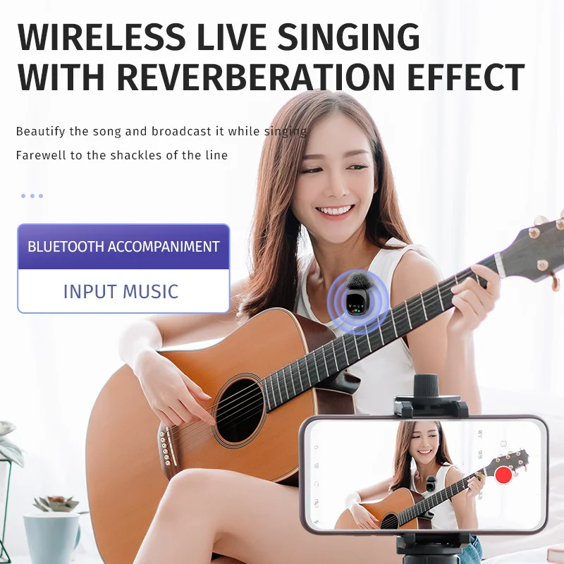 JOCEEY iPhone 및 iPad 및 안드로이드 전화용 무선 라발리에 라펠 마이크,Lavalier Lapel Microphone YouTube 인터뷰, 블로그, 라이브 스트리밍 및 팟 캐스트를 위한 전문