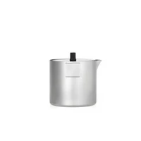 Keith NonToxic Titanium Tea Cup Set Teapot, Bacteriostatic Tableware, Outdoor Drinkware Chinese Kung Fu Tea Set with Tea Tweezer 2