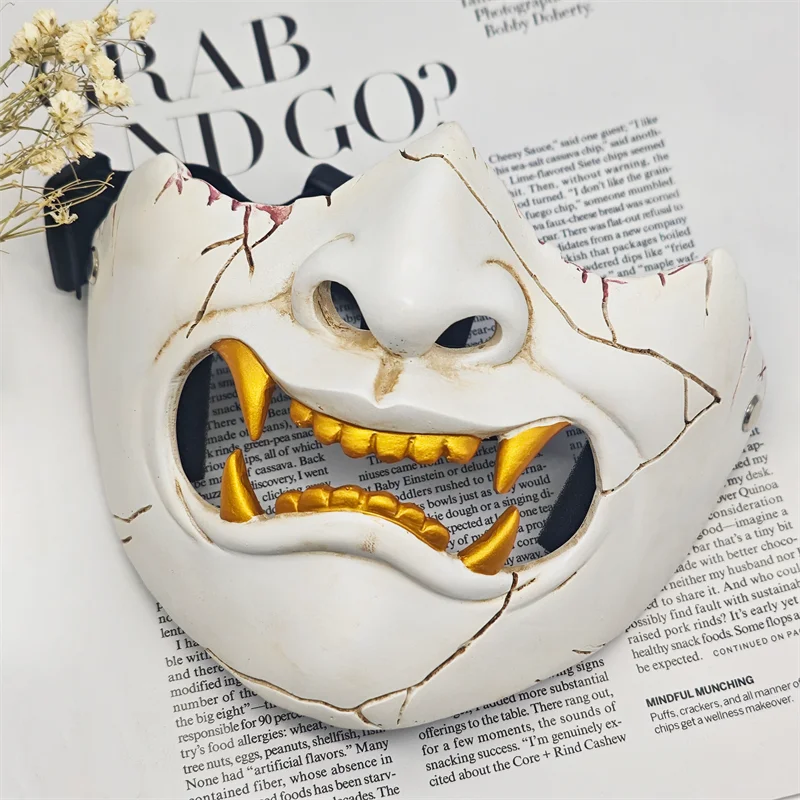 Death Stranding: Mount Yotei | White Resin Mask Cosplay Props 25 Death Stranding Beached Things Resin Mask Cosplay Props