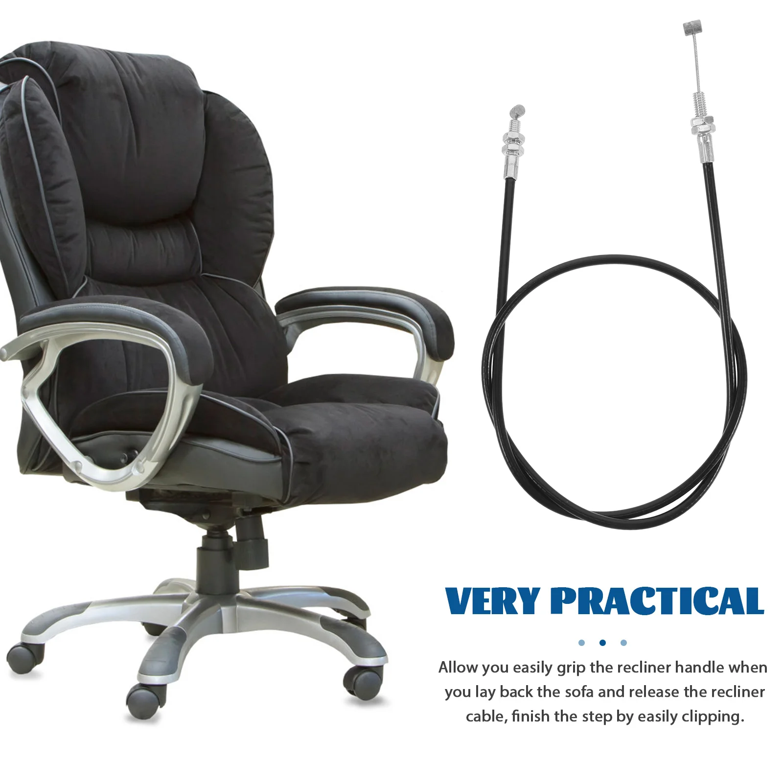 Hairdressing Chair Recliner Lever Cable Replacement Parts Salon Chair Foot Rest and Styling Chair Accessories Barber Chair Plast 2