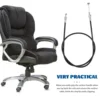 Hairdressing Chair Recliner Lever Cable Replacement Parts Salon Chair Foot Rest and Styling Chair Accessories Barber Chair Plast 2