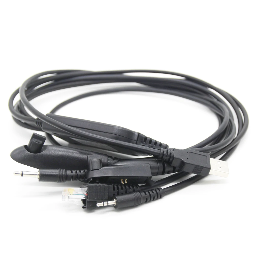 FTDI 5 in 1 Programming Cable For Motorola GP88 GP300 GP328 GP340 GP328Plus GM300 Pro5150 Two Way Radio  Brand new Two way radio