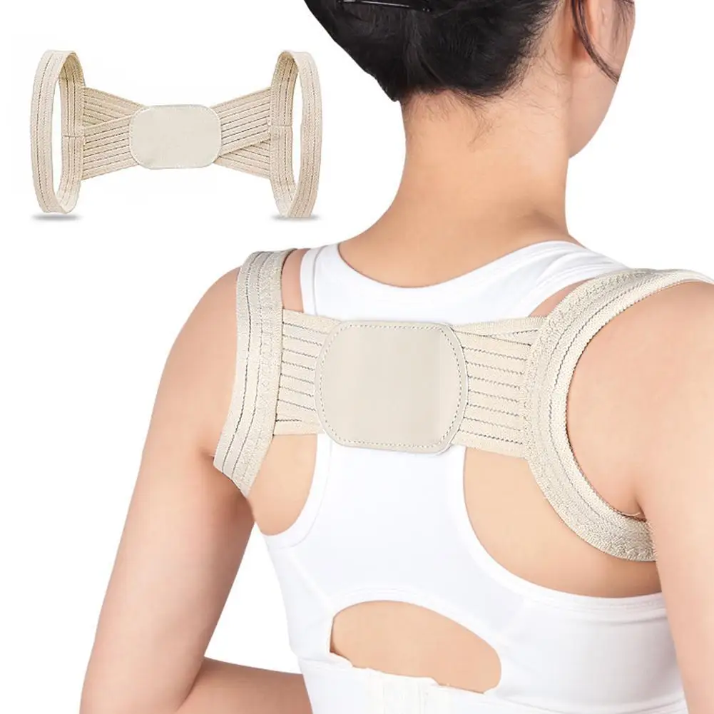 

Корректор осанки для взрослых и детей до ключиц поддержка спины коррекция спины прямой плечевой бандаж ремешок для шеи Корректор осанки