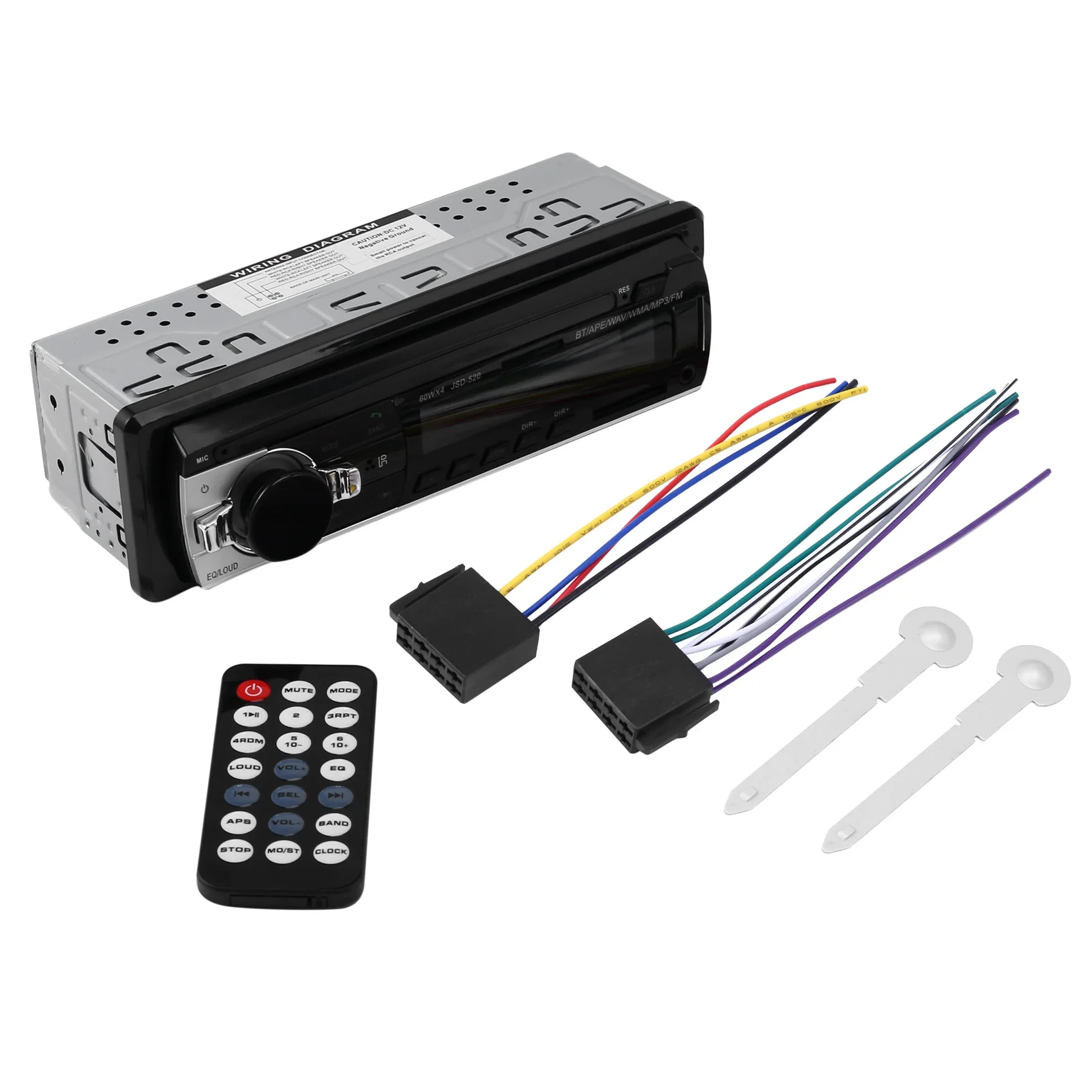 

12 В автомобильный стерео Fm-радио mp3-плеер аудио Поддержка Bluetooth телефон с Usb / Sd Mmc порт Автомобильная электроника Встроенный 1