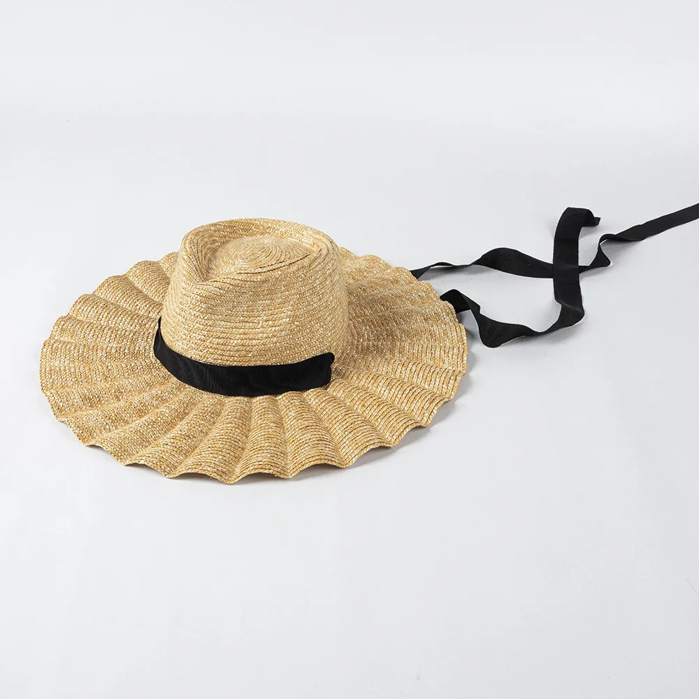 Stylish Straw Sun Hat For Beach And Outdoor Hiking Summer Style_voghion.com