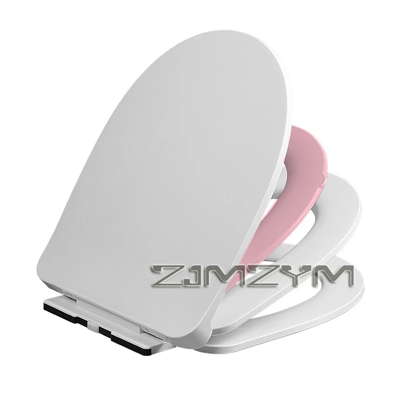 Universal Thickening Toilet Seat Lid, Slow Drop Cover, Toilet Accessories, Household, tapa de ba&ntilde;o wc