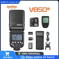 GODOX V850III 76W HSS Speedlite 2600mAh Li-ion Battery 2.4G Flash GN60 X2T XPro for Camera Canon Nikon Sony Pentax Olympus Fuji 1