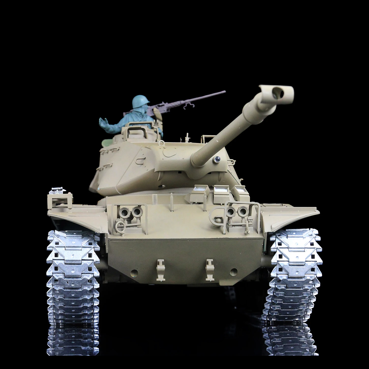 1/16 HENG LONG 7.0 Upgraded Walker Bulldog Army RC Tank 3839 360° Turret Barrel Recoil Metal Tracks Smoke Unit BB Gun TH20337 3