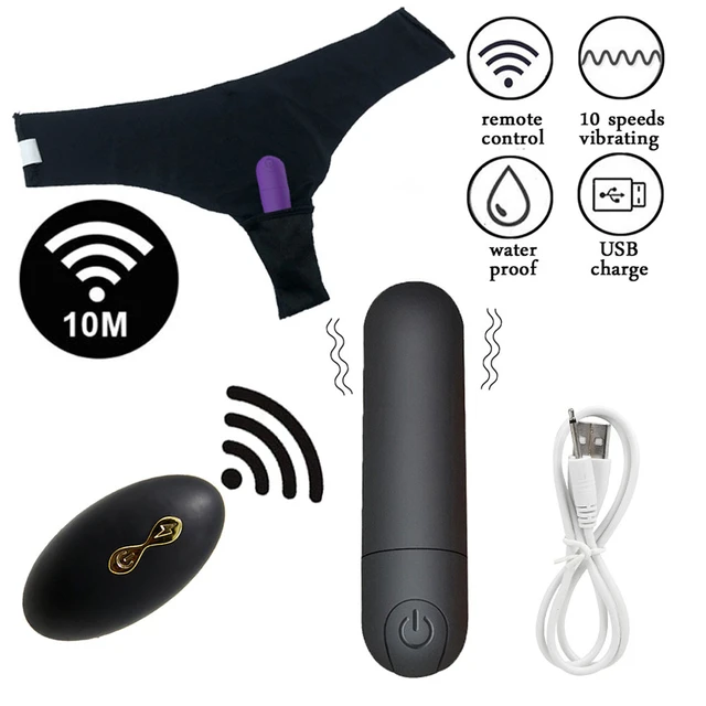 USB Rechargble Bullet Vibrator Remote Control Panties Clitoral Stimulator  10 Speeds Vibrating Underwear Egg Sex Toys - AliExpress