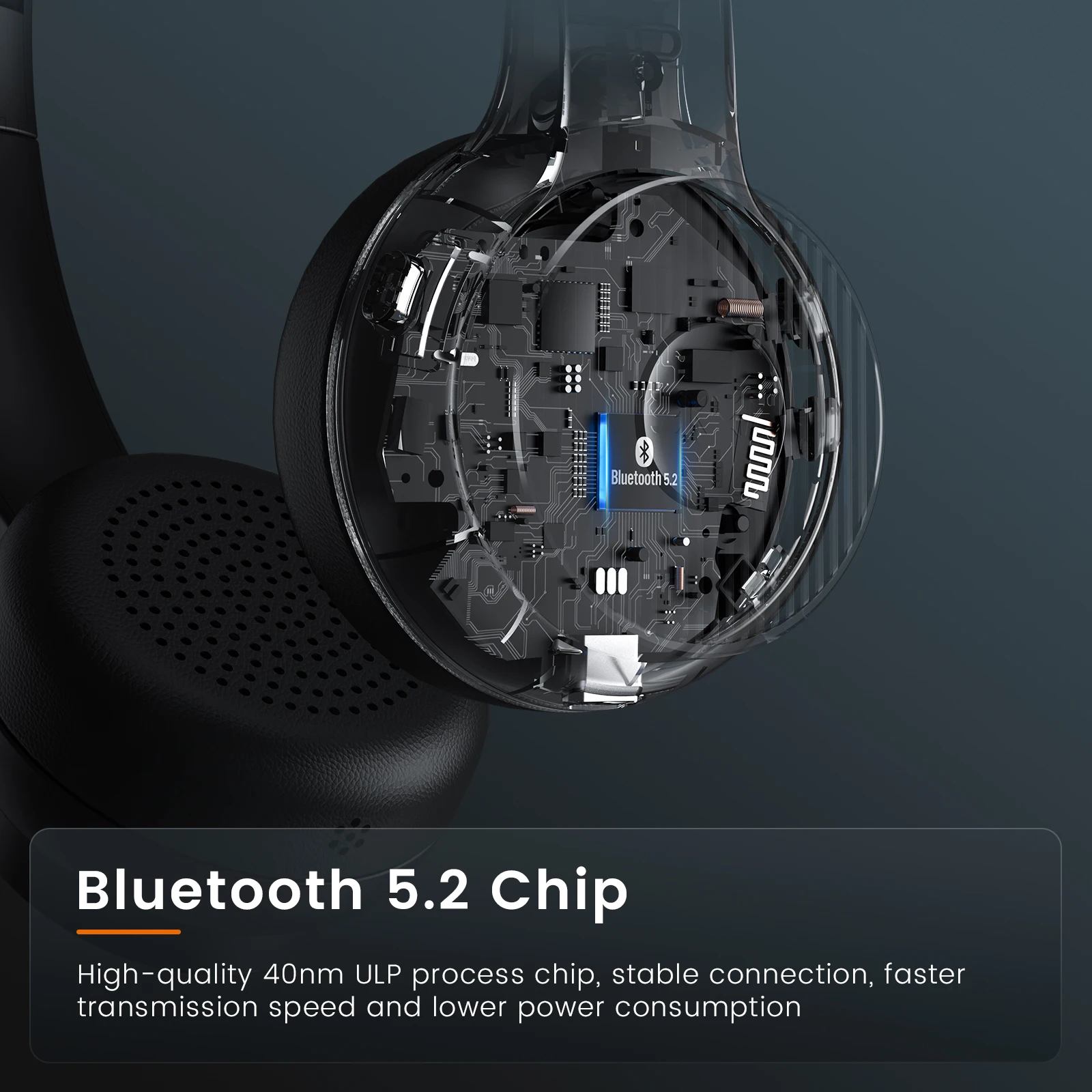 Eksa H16 Auscultadores sem Fio Auscultadores pc ai Enc Mic 35h Talk Time Dongle Usb para Escritório Call Center Bluetooth 5.2 - Image 5