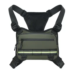 Tactical Outdoor Waterproof Chest Bag - Stylish & Functional Sports Backpack - 30CMX19CMX4CM (Green Style B)