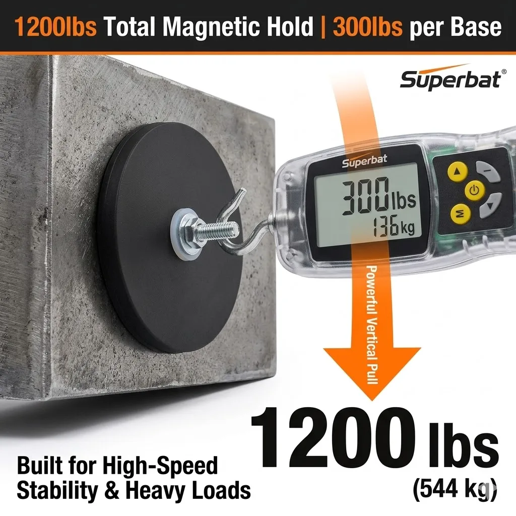 Magnetic Mount Base for Starlink Gen 2 Roof Surface