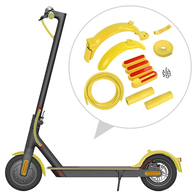 Tire Front Rear Mudguard Fender For Xiaomi Mijia M365 Pro Pro2 1S Electric  Scooter Reflective Protect