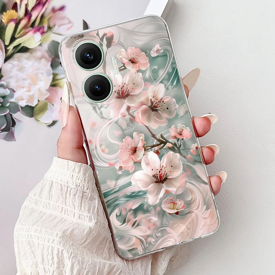 Stylish Painted Soft Silicone Case - Fashionable Protective Cover