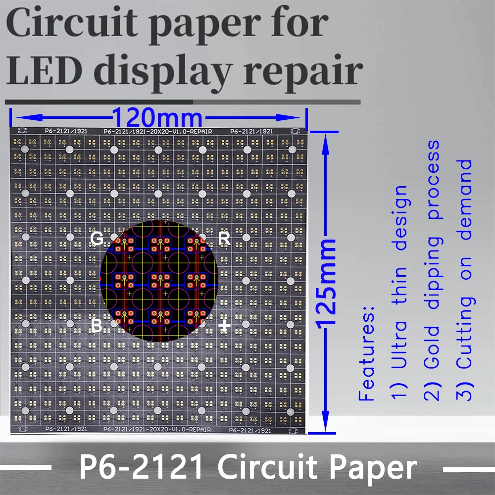 P6-Series-Circuit-Paper-LED-Module-PCB-Pad-Repair-P6-3528-P6-2727 ...