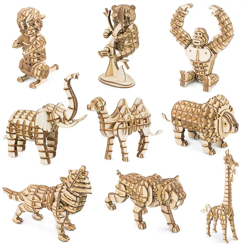 Деревянная 3D модель Robotime Rokr для самостоятельной сборки пазл деревянный набор