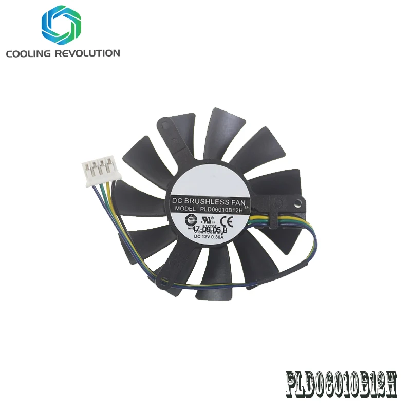 Placa Gráfica fã Pld06010b12h Dc12v 0.30a 4pin para Safira Gpro E8870 - Imagem 2
