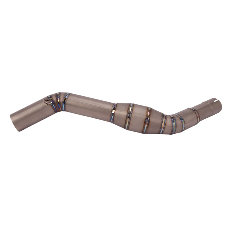 Titanium Alloy For CFMOTO NK400 NK650 NK 400 650 Motorcycle Exhaust Mid Middle Link Pipe Modify 51MM Muffler Escape Moto Slip On - Image 2