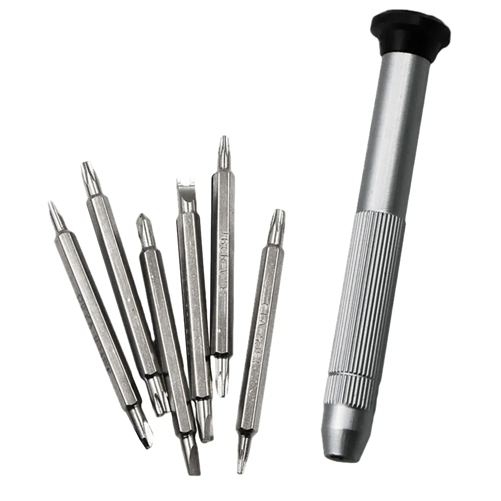 

7 In 1Multifunctional Repair Screwdriver Special-shaped Magnetic Screwdriver Alloy Steel Security Tamper Proof Drill Bit Tools