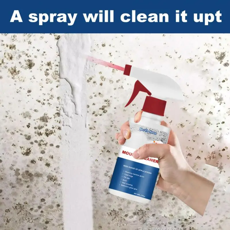 

60ml Household Mold Remover Spray Mildew Cleaning Agent Furniture Tile Removal Floor Wall Cleaner Multifunctional Mold Remover