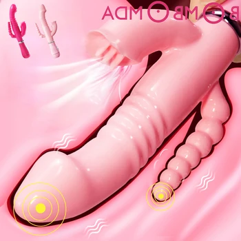 Vibrador 3 em 1, Três Vezes Mais Prazer em um Único Produto
