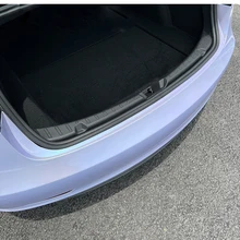 Protectores de puerta y parachoques de umbral de maletero para Tesla Model 3 2020-2022 Protector de placa de umbral de puerta y maletero, cubierta de goma TPE