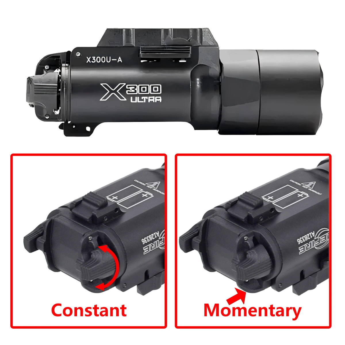 Tactical Flashlight for Hunting with High Lumen Output