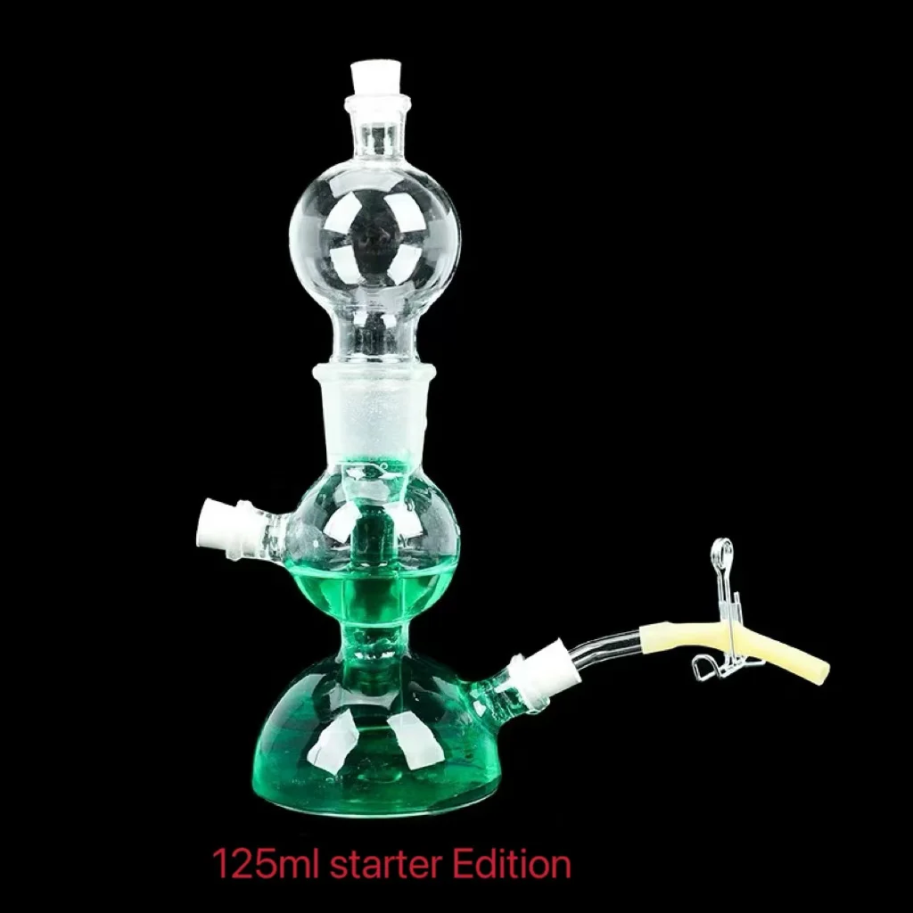 125/250ml Kipp's Apparatus ;Hydrogen Generating Glass Device;Gas Generating Device Lab Supplies,Carbon Dioxide Production