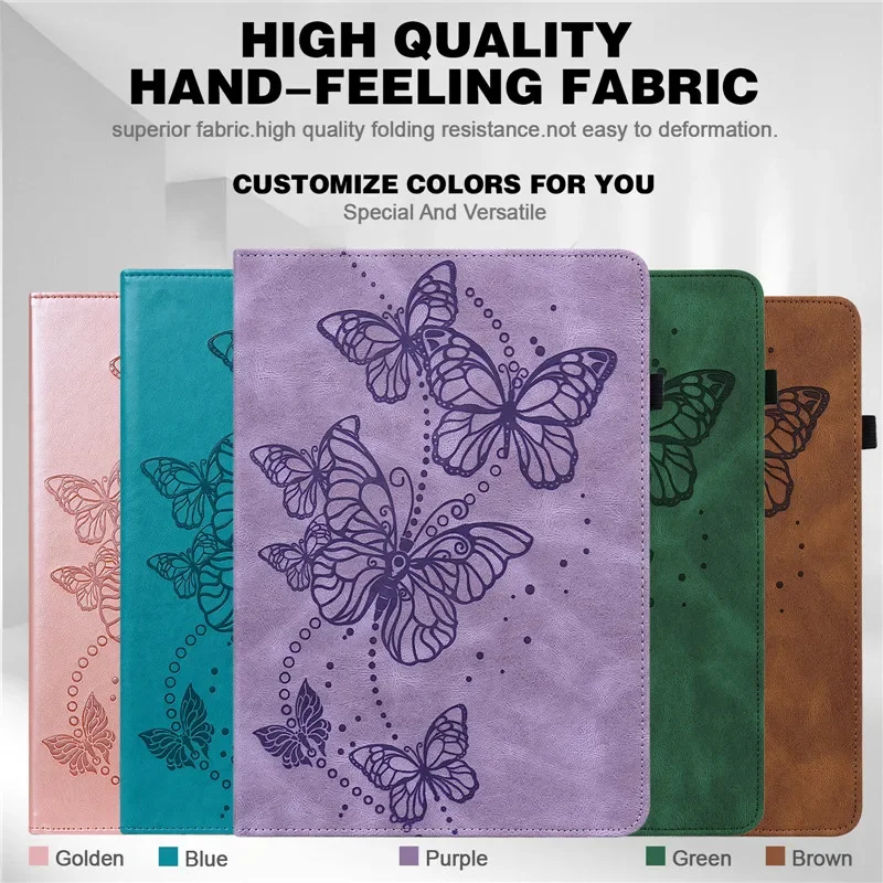 Soft Tpu Back Case para Xiaomi Redmi Pad se Linda Flor e Borboleta Capa em Relevo para Crianças 11 2023 - Imagem 4