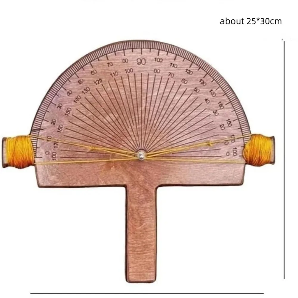 수제 정밀 각도 측정기 정확한 측정 나무 각도 감지기 레이저 각인 각도기