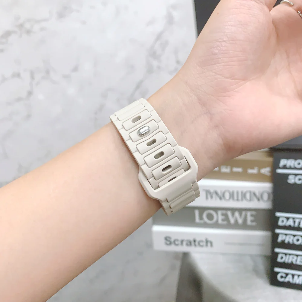 Premium Silicone Business Sports Watch Replacement Band