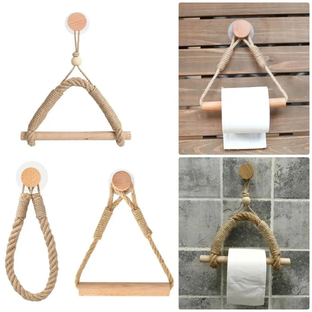 Toliet Paper Holder Wall Mounted Nail-free Home Hotel Decoration Paper Towel Rack Movable Suction Cup Toilet Accessories