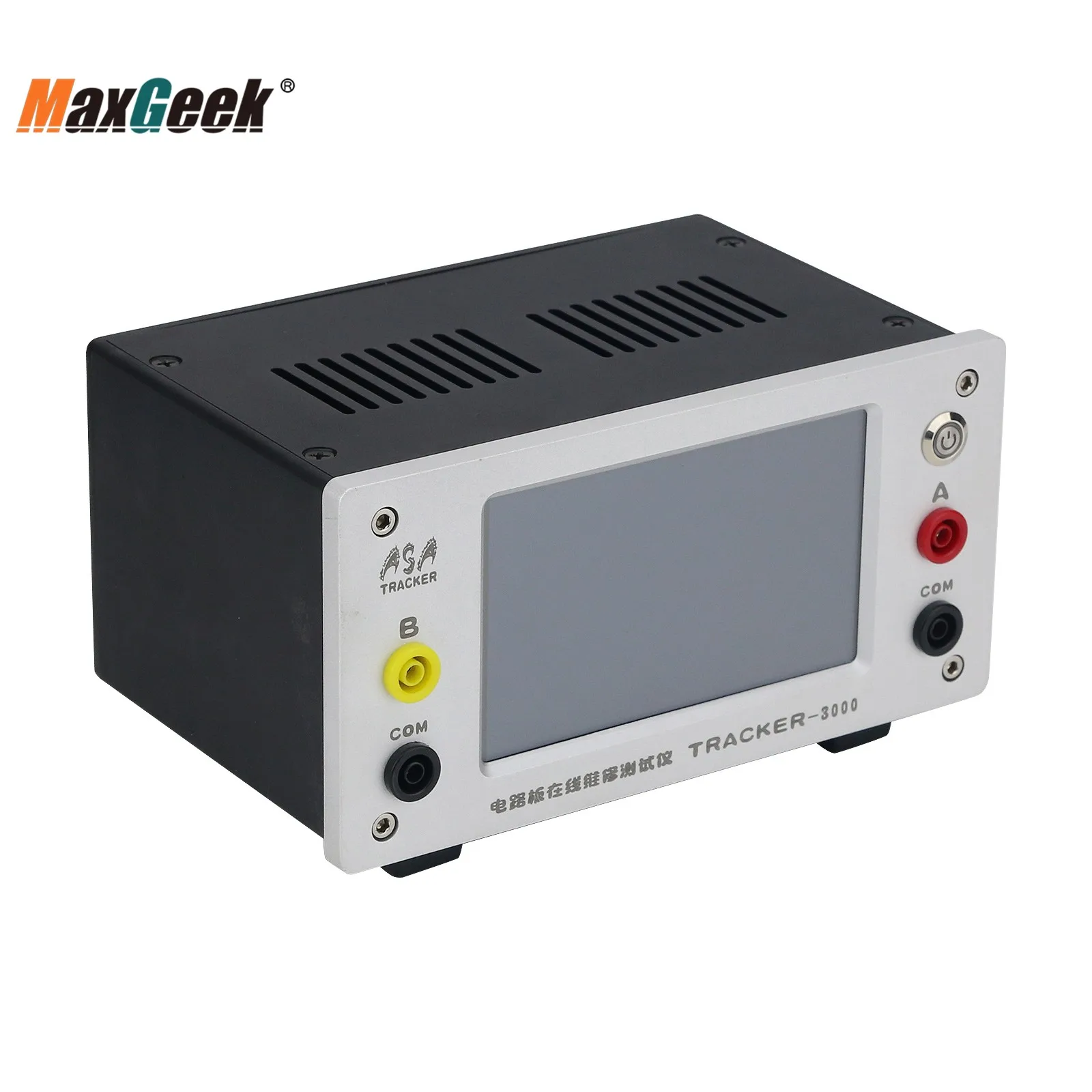 Maxgeek TRACKER-3000 Circuit Board Tester VI Curve Tester Testing Tool with LCD Touch Screen Aluminum Shell 6