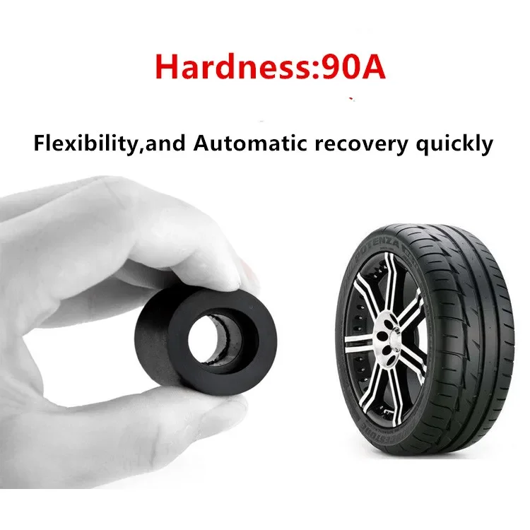 1pcs Bore 5/6/7/ 8/10mm PU polyurethane Roller With double Bearing Mute flat guide wheel Diameter 30MM Length 30mm pu roller