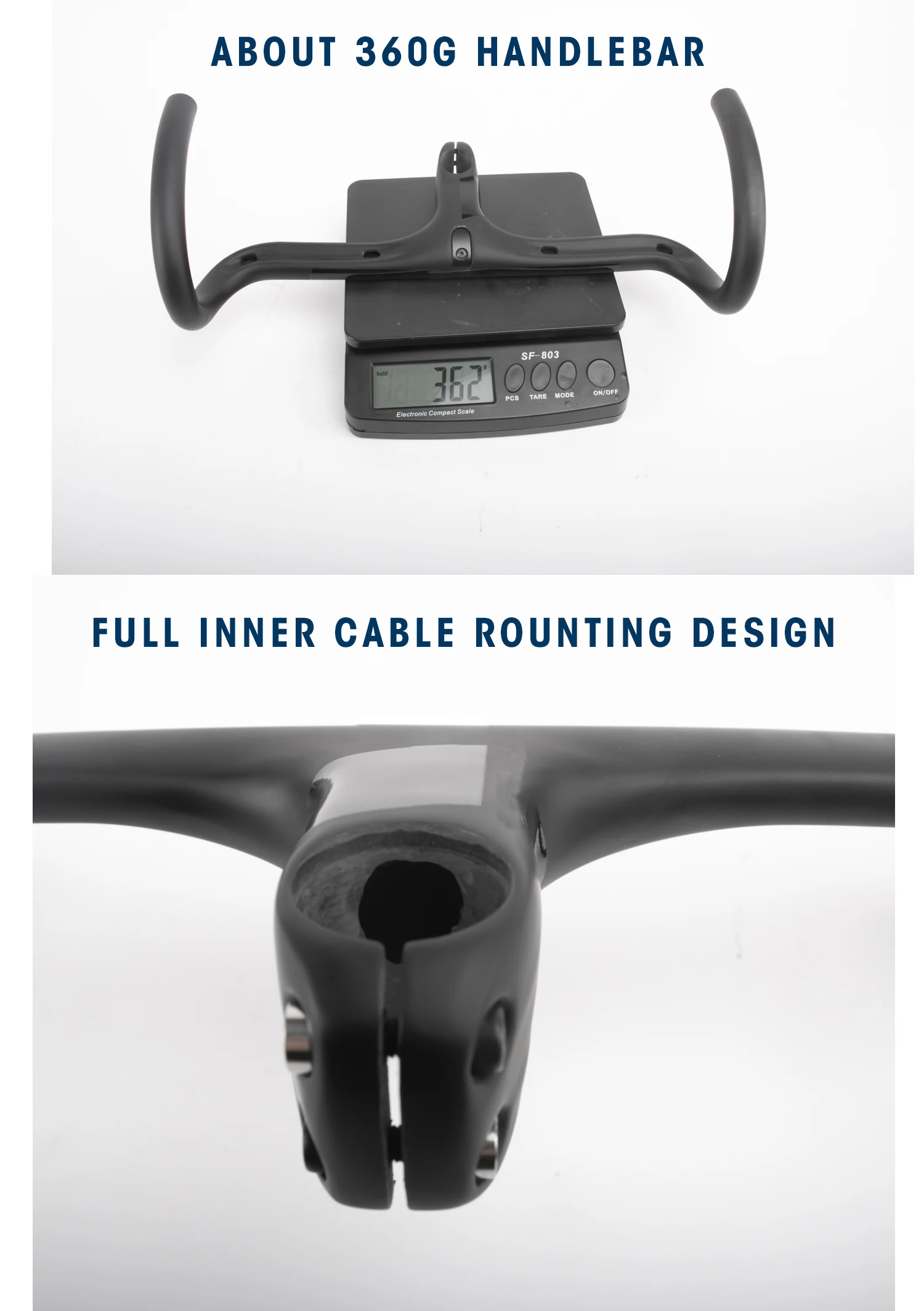 Vam Carbon Road Bike Frame Disc Brake Frameset With Handlebar Compatible DI2