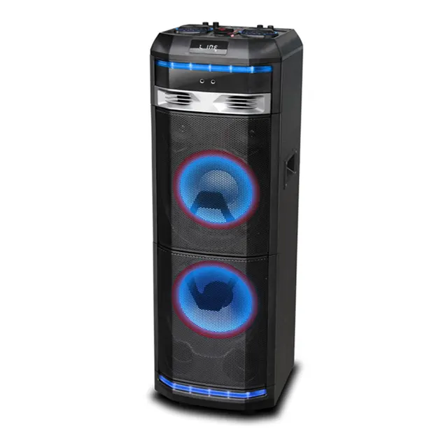 Trolley Speaker 12 Inch Party Audio Powered Wireless Speaker With Wire Less Mic