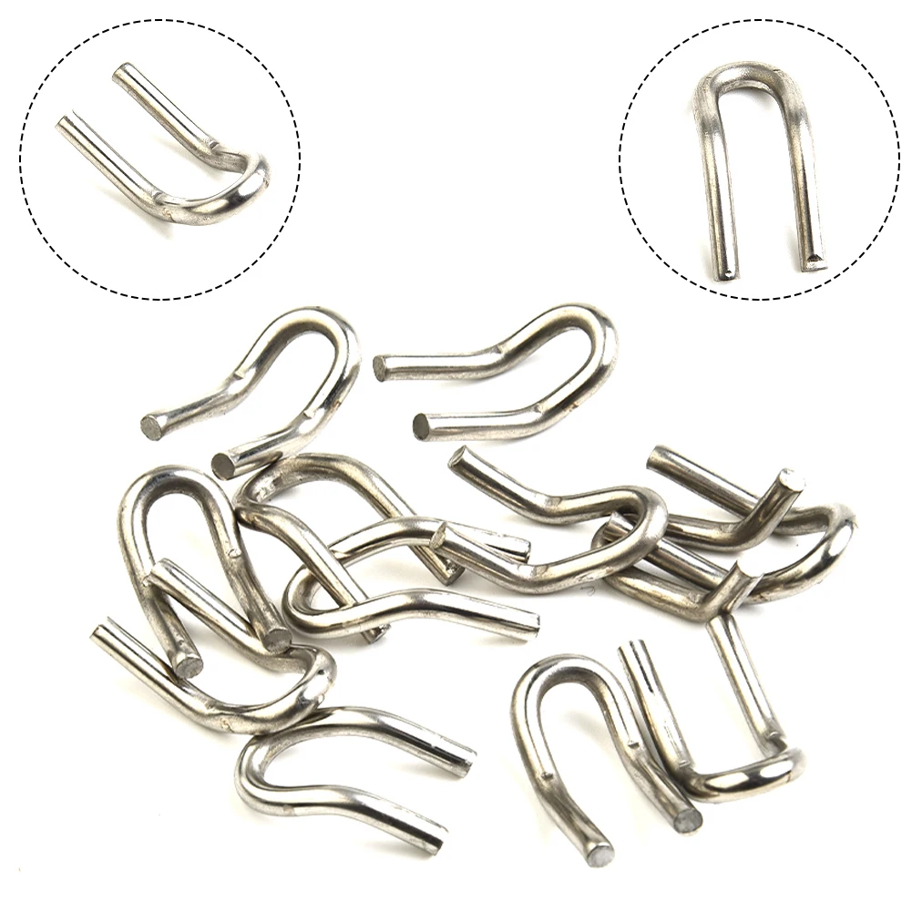 Gancho en U con resorte de escape de acero inoxidable para motocicleta, silenciador de tubo de escape, accesorios universales impermeables, 12 Uds.