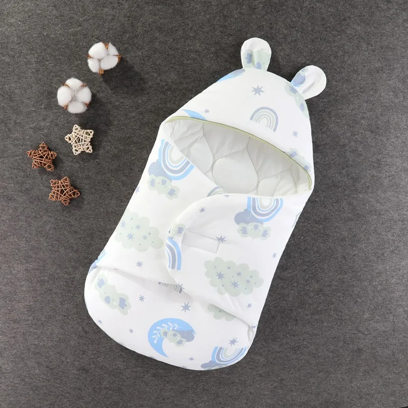 Baby Swaddle Blanket Soft Plush Essential Infants Receiving Swaddling Wrap Newborn Toddler Boy Accessories Baby in Autumn Winter
