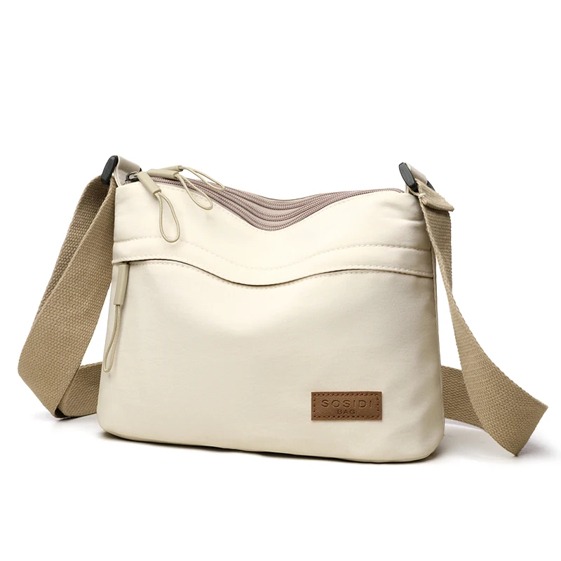 حقيبة نايلون خفيفة الوزن متعددة الطبقات ذات سعة كب...