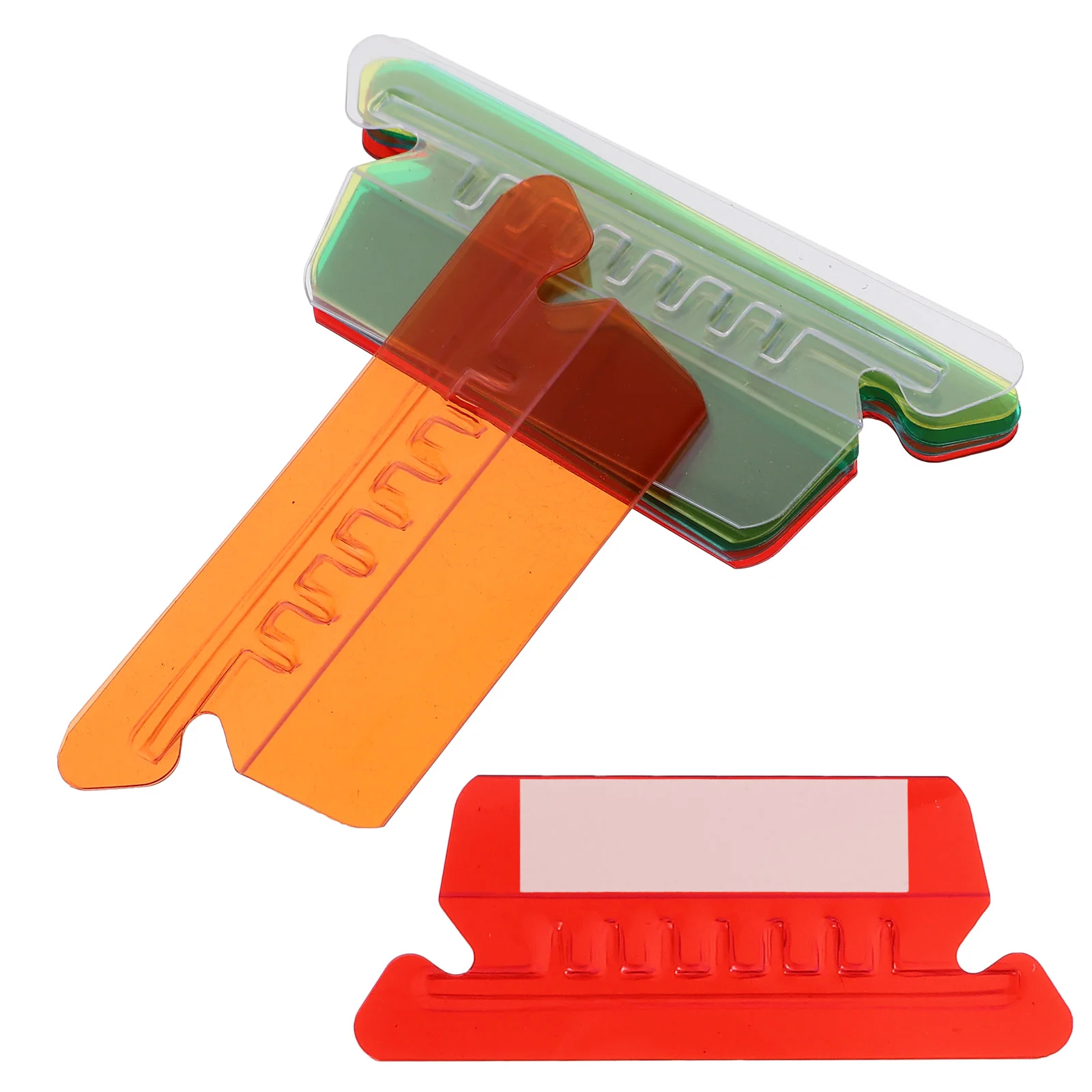 Guolao Color Pvc Label Writing Folder Small Hanging File Folders Tabs and Inserts Detachable for Labels