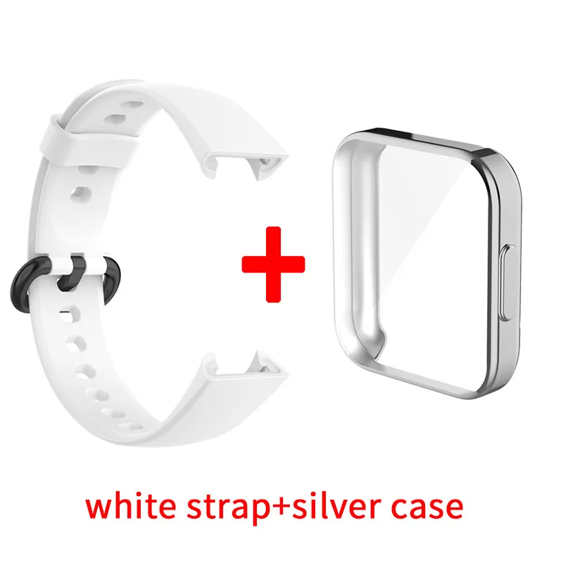 Silicone Protective Strap and Case for Smart Watch - Premium Wristband Bracelet Accessories