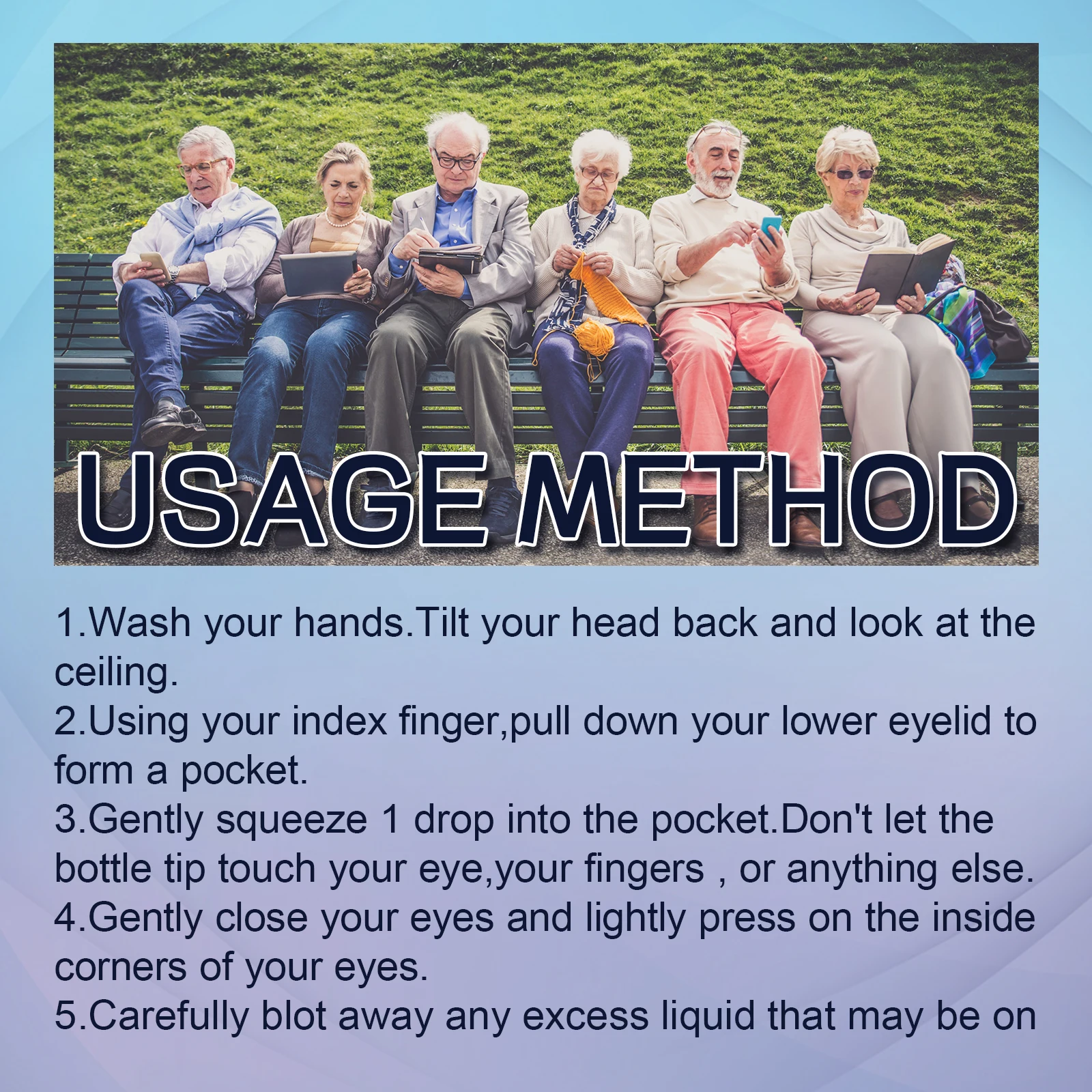 Eye Drops: Eye Care Solution for Relieving Redness, Dizziness, Eye Fatigue, Dryness, Blurred Vision, and Moisturizing Eyes - 5