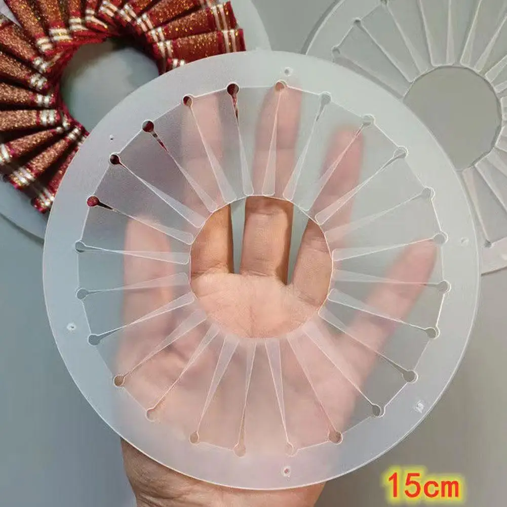 DIY 리본 로제트 제작 도구, 플라스틱 브로치 배지 주름잡기 도구, 로리타 배지용 수제 공예 몰드, 헤어 액세서리