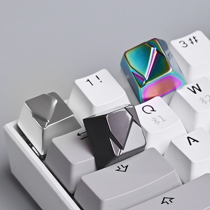 Esc Eterno Diamante Metal Personalizado Keycaps Cereja Perfil Liga de Zinco Teclado Mecânico mx Switch r4 - Imagem 5