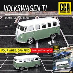 Exquisite 1:64 Classic BMW Alloy Die - Cast Car Model Collection Gift (Volkswagen T1)