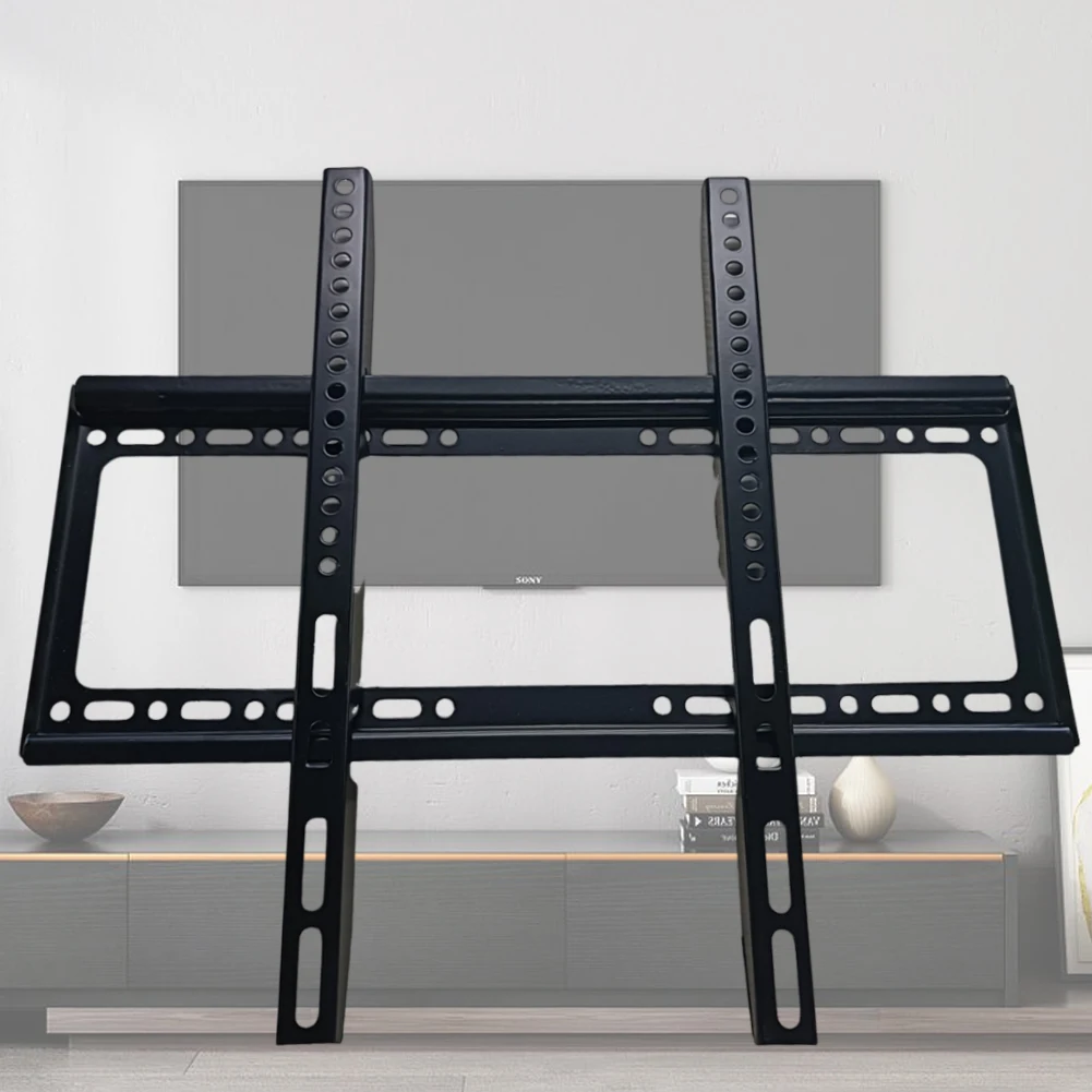 TV 지지대 마운트 범용 TV 장착 거치대, 레벨 로우 프로파일 평면 TV 벽 마운트, LCD LED TV 스크린용, 26-63 인치