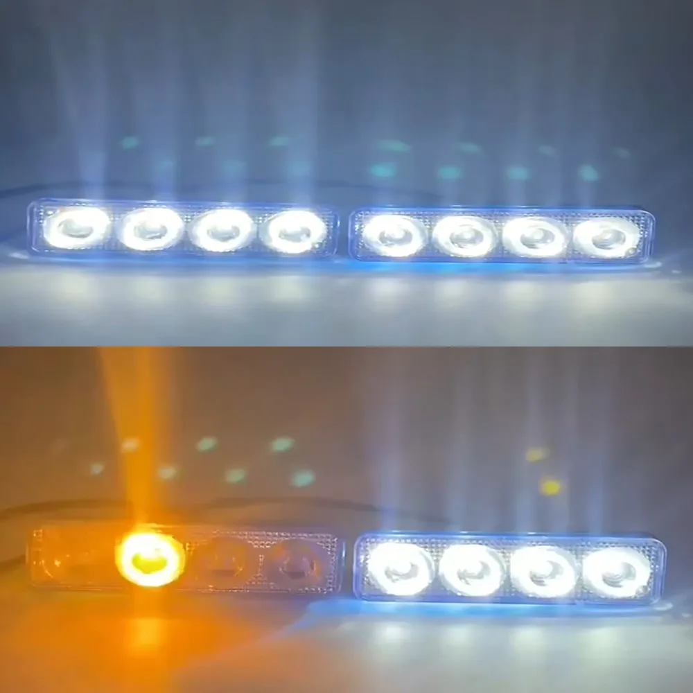  2pc ְ ߰  ,  DC12V   ȣ ڹ    4 LEDs 