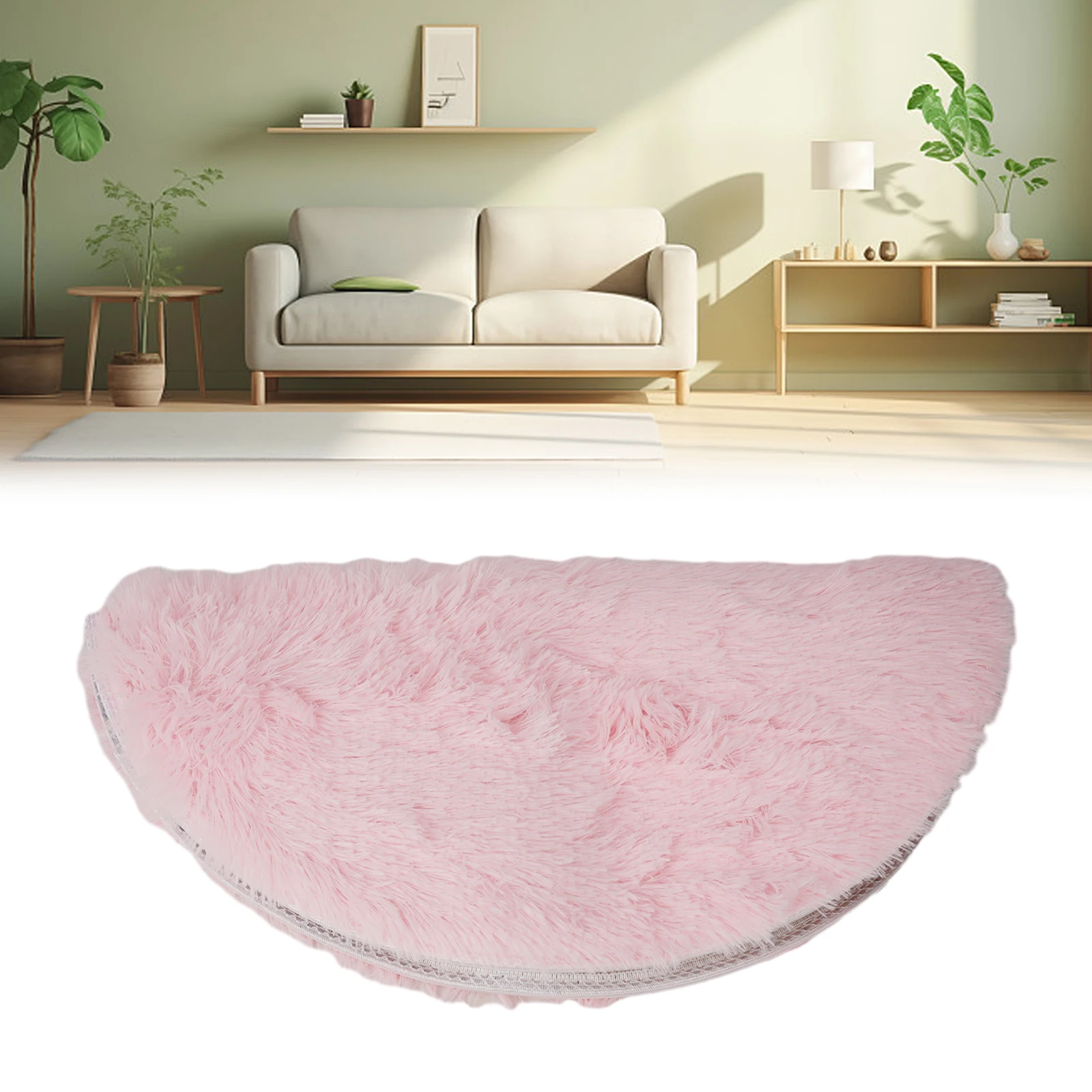 Superweicher, zotteliger Teppich mit sicherer rutschfester Rückseite, geeignet für mehrere Innenräume wie Wohnzimmer und Schlafzimmer – Detail 29