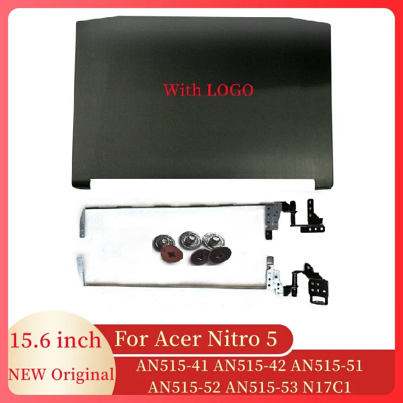 

NEW Laptop LCD Back Cover/LCD L&R Hinges For Acer Nitro 5 AN515-41 AN515-42 AN515-51 AN515-52 AN515-53 N17C1